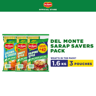 DEL MONTE Sarap Savers Pack - Mixed x 3 items (Spaghetti Sauce + Pasta)