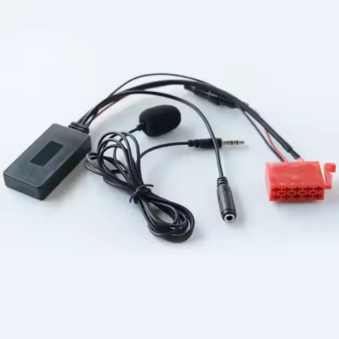 Bluetooth-compatible Adapter Music AUX For Mercedes W124 W140 W202 W210 With Mic Music Player Audio 