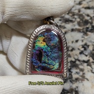 Colorful Leklai Pendant 彩色力泥吊坠 Leklai Amulet 马来西亚力泥 100% Natural Leklai