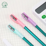 [Chicnest] 1/3PCS Multi-Functional Manual Pencil Sharpener With Protective Knife Cap Feature Portabl