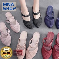 [READY STOCK] Zendo Jelly Wedges -Jelly Shoes -Kasut Tinggi -Kasut Getah -Kasut Perempuan -Kasut Wan