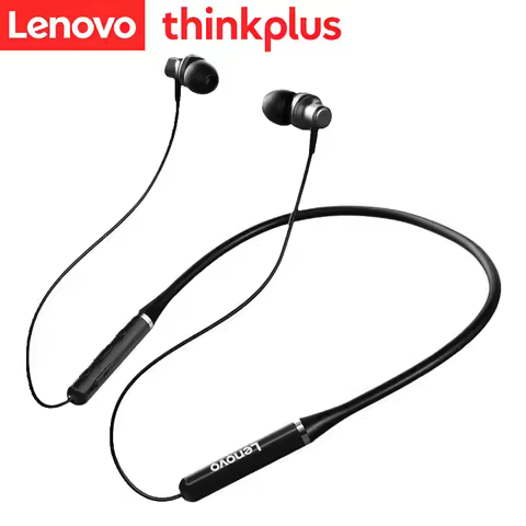 Lenovo Headset Lightweight OverEar Bluetooth Earphones Waterproof HIFI lossless Audio Quality Magnet