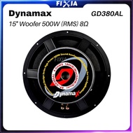 (1pc)  Dynamax GD380AL 15" 500W 8Ω Woofer Karaoke Speaker Unit 15 Inch 500 Watt 8 Ohm GD380 GD-380 F