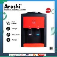ARASHI Top Gallon Water Dispenser ATD 07N Normal Hot Redblack - OFFICIAL WARRANTY