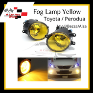 Fog Lamp Yellow For Toyota Myvi alza vios (set)TOYOTA / PERODUA MYVI ALZA BEZZA lampu bumper kereta