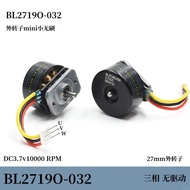 27mm External Rotor Brushless mini Small Motor BL2719O-032 Ball Bearing DC3.7 v1,0000 Rpm