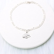 【Angel & Me】可愛 刺蝟 s925 純銀手鍊 腳鍊 生日禮 女朋友禮物