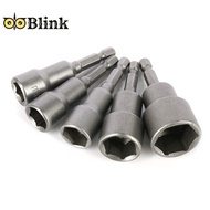 【Blink】65mm Long 5.5-19mm Hexagon Nut Driver Drill Bit Socket Wrench Extension Sleeve