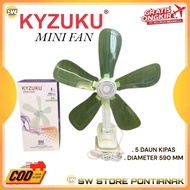 MINI CLIP FAN KYUZUKU / KYUZUKU 40 WATT CLAMP FAN 5 BLADES
