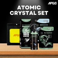 【Helosie】 Atomic Crystal Car Coating and Shampoo Set