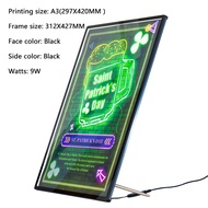【Trusted】 Lightbox A3 Large Led Box For Advertising Transparent Led Menu Board Display