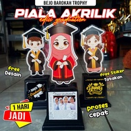 { ONE DAY ANNIVERSARY } Acrylic Graduation Trophy Graduation Trophy/ Acrylic wisu and Trophy/ -+ 25c