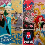 TUALA MANDI KARTUN TOWEL SWIM BATHROBE KIDS CARTOON COTTON BUDAK SERAP AIR FROZEN OLAF PRINCESS