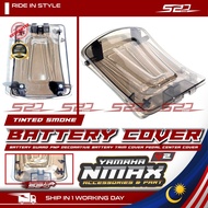 Battery Cover GMA YAMAHA NMAX V2 NMAX155 Tinted Smoke Battery Guard PNP Decorative Battery Trim Cove