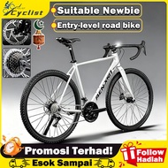 26-inch basikal road bike basikal dewasa bear 150kg double disc brake 21 speed bike Aluminum frame b