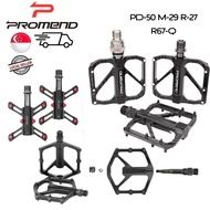 [OOTD_PROMEND PEDAL] For Road Folding Mountain/ BMX Bicycle Pedal Sealed Bearing.
