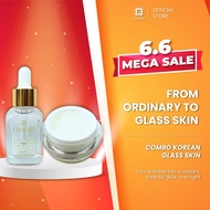 CHARMS SKINCARE HQ Kombo Set Korean Glass Skin(Concentrated Hydrating Essence 20ml + Advance Night S