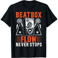 Beatbox Flow Never Stops Beatbox Beatboxing T-Shirt