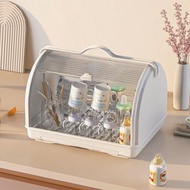 【新生兒禮】Yeya也雅 雲朵小屋手提式奶瓶收納瀝水箱-多色可選