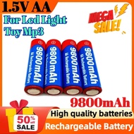 10~50pcs 9800mAh 1.5V AA Replace Battery for Led Light Toy Mp3 Rechargeable Battery