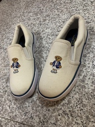 Polo Ralph Lauren strap shoes 白色布鞋