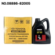 น้ำมันเกียร์ออโต้ TOYOTA ATF-WS ขนาด 4 ลิตร โตโยต้า รหัส 08886-82005