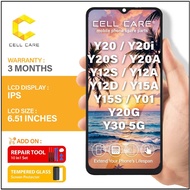 LCD For VIVO Y20 V2043 / Y20A / Y20G / Y20i V2027 / Y20S /Y30 5G / Y12A / Y12D / Y12S / Y15A / Y15S 