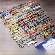 Metallic Chicken Eating Toy Model Skin Armored Weapon Set 98K Five Clawed Golden Dragon Pendant Full