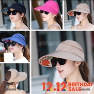 [GT]UV Protect Sun Hat Foldable Large Brim Visor Cap Sun Hat[SG]