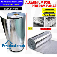 ( 1 ROLL ) Aluminium Foil Bubble Peredam Panas Atap Lebar 60 cm