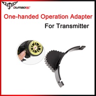 DUMBORC Transmitter Steering Wheel One Hand Control Adapter For DUMBORC X4 X6 CH4 CH6 ZD Racing Remo