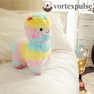 VORTEXPULSE Alpaca Plush Doll Stuffed Figure Kawaii Soft Sleeping Mate Doll Gift Gift For Children C