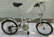 二手 JUMBO 5 波 20寸摺車 , 折叠單車 (請看內文) HK$218.00
