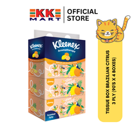 Kleenex Facial Tissue Box Brazilian Citrus - 3 PLY (90'S x 4 Boxes)