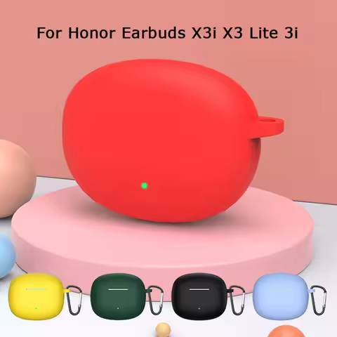Silicone Protective Case for Huawei Honor Earbuds X3i X3 Lite Wireless Earphone Protector Cover Slee