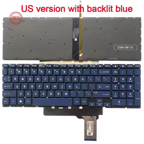 RU/US Keyboard for HP Victus 15-FA 16T-D 16-R 16-S TPN-Q263 16-E 16-D 16T-D000 16-D0013dx 16-D0030 1