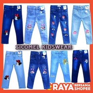 [1-6Y] Seluar Jeans Budak Perempuan  Blue Jay Kids Baby Girl Fashion Kanak2 Longpants Denim Pony Uni