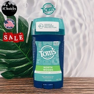 Toms of Maine North Woods Antiperspirant Deodorant 79g Roll-On Stick 48H Protection