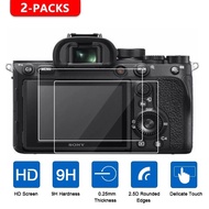 3PCS HD glass camera LCD screen protector For Sony A9 A7S A7R A7CR A7C A77 A7 A1 IV V VI III II ILCE