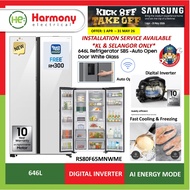 *𝐅𝐑𝐄𝐄 𝐃𝐄𝐋𝐈𝐕𝐄𝐑𝐘 𝐊𝐋* SAMSUNG 646L Side By Side Inverter Fridge RS80F65MNWME Bespoke Auto Open Door AI 
