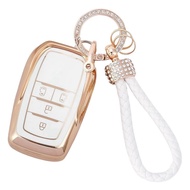[ZANEKO] Voxy Noah 90 series key case compatible Toyota Sienta key cover lightweight (4 buttons, white)