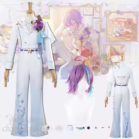 Kamishiro Rui Wswl2 Costume Cosplay Anime Game Project Sekai Wonderlands×Showtime Idol White Uniform