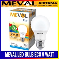 ECO 9 WATT WHITE LED BULBMeval ECO 9 WATT WHITE LED LIGHT/