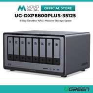 UGREEN NASYNC DXP8800 PLUS 8-BAY DESKTOP NAS, INTEL I5 1235U 10-CORE CPU, 8GB DDR5 RAM, 128G SSD, 2 