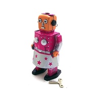 Charmgle Venus Robot Retro Tin Toy Novelty Gift Tin Robot Wind-Up Toy Party Favor Bar Clothing Shop