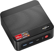 BOSGAME P4 Mini PC Ryzen 7 7730U (up to 4.5GHz, 8C/16T) Mini Computers DDR4 16GB RAM 1TB M.2 PCIe NV