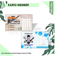 Cartu MEMBER / MEMBER CARD / LOYALTY CARD / CARD