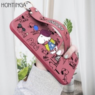 (พร้อมสายคล้องมือ) hontinga เคสสำหรับ Huawei Nova 5T /Nova 5i/Nova 3i 3 Nova5 Nova 4 5 Pro เคสอะนิเมะสี่เหลี่ยมน่ารักของเหลวนุ่มขอบซิลิโคนแบบยางเคสป้องกันกล้องแบบเต็มรูปแบบเคสโทรศัพท์นิ่ม