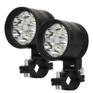 EKLEVA ไฟหน้ารถมอเตอร์ไซด์ Led 60W 2ชิ้นไฟสปอร์ตไลต์มอเตอร์ไซด์อเนกประสงค์อุปกรณ์เสริมไฟหน้ารถจักรยา