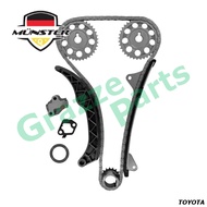 (9pc) Münster Timing Chain Kit Set for Toyota Sienta NSP170 Yaris NSP150 NSP151 Avanza F653 F654 1.5